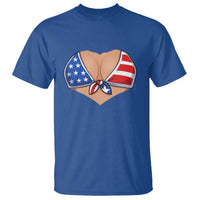American Flag Bikini T Shirt Patriotic Summer Vacation Gift