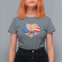 American Flag Bikini T Shirt For Women Patriotic Summer Vacation Gift