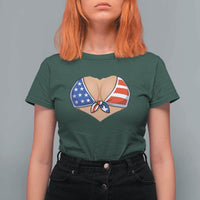American Flag Bikini T Shirt For Women Patriotic Summer Vacation Gift