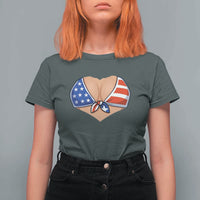 American Flag Bikini T Shirt For Women Patriotic Summer Vacation Gift
