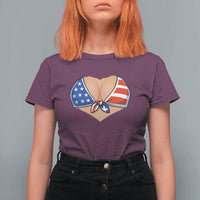 American Flag Bikini T Shirt For Women Patriotic Summer Vacation Gift