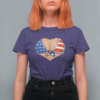 American Flag Bikini T Shirt For Women Patriotic Summer Vacation Gift