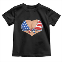 American Flag Bikini Toddler T Shirt Patriotic Summer Vacation Gift
