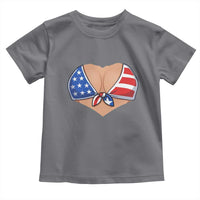 American Flag Bikini Toddler T Shirt Patriotic Summer Vacation Gift