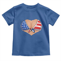 American Flag Bikini Toddler T Shirt Patriotic Summer Vacation Gift
