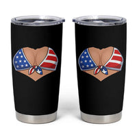 American Flag Bikini Tumbler Cup Patriotic Summer Vacation Gift
