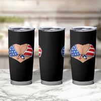 American Flag Bikini Tumbler Cup Patriotic Summer Vacation Gift