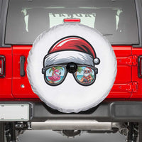 Funny Santa Sunglasses Spare Tire Cover Beach Christmas Vacation Graphic