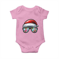 Funny Santa Sunglasses Baby Onesie Beach Christmas Vacation Graphic