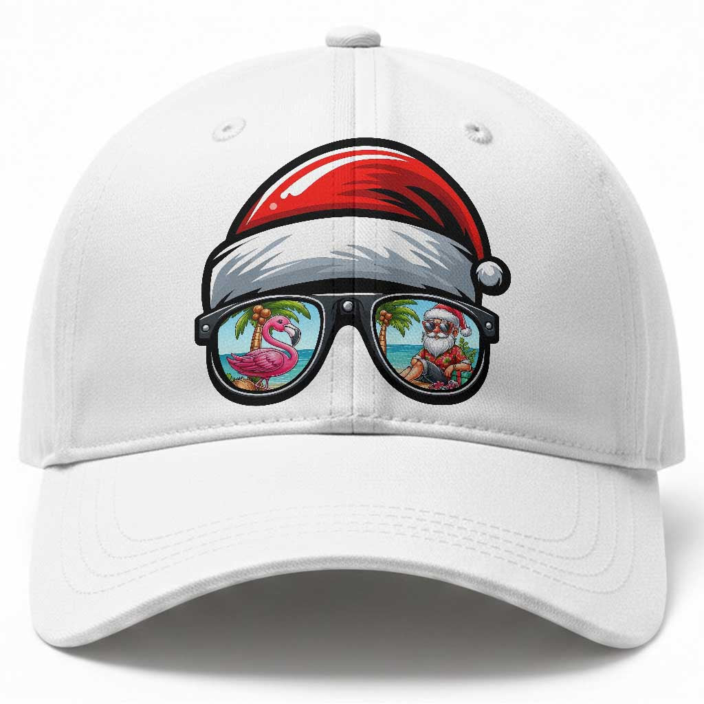 Funny Santa Sunglasses Baseball Cap Beach Christmas Vacation Graphic