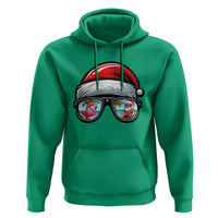 Funny Santa Sunglasses Hoodie Beach Christmas Vacation Graphic