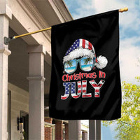 Christmas In July Garden Flag Patriotic USA Sunglasses Graphic