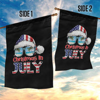 Christmas In July Garden Flag Patriotic USA Sunglasses Graphic