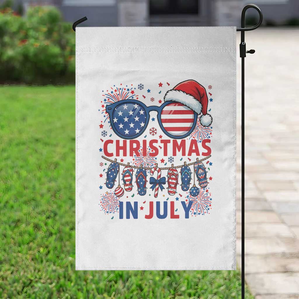 Patriotic USA Sunglasses Christmas In July Graphic Garden Flag