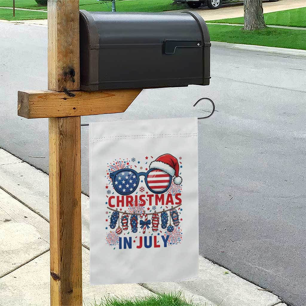 Patriotic USA Sunglasses Christmas In July Graphic Garden Flag