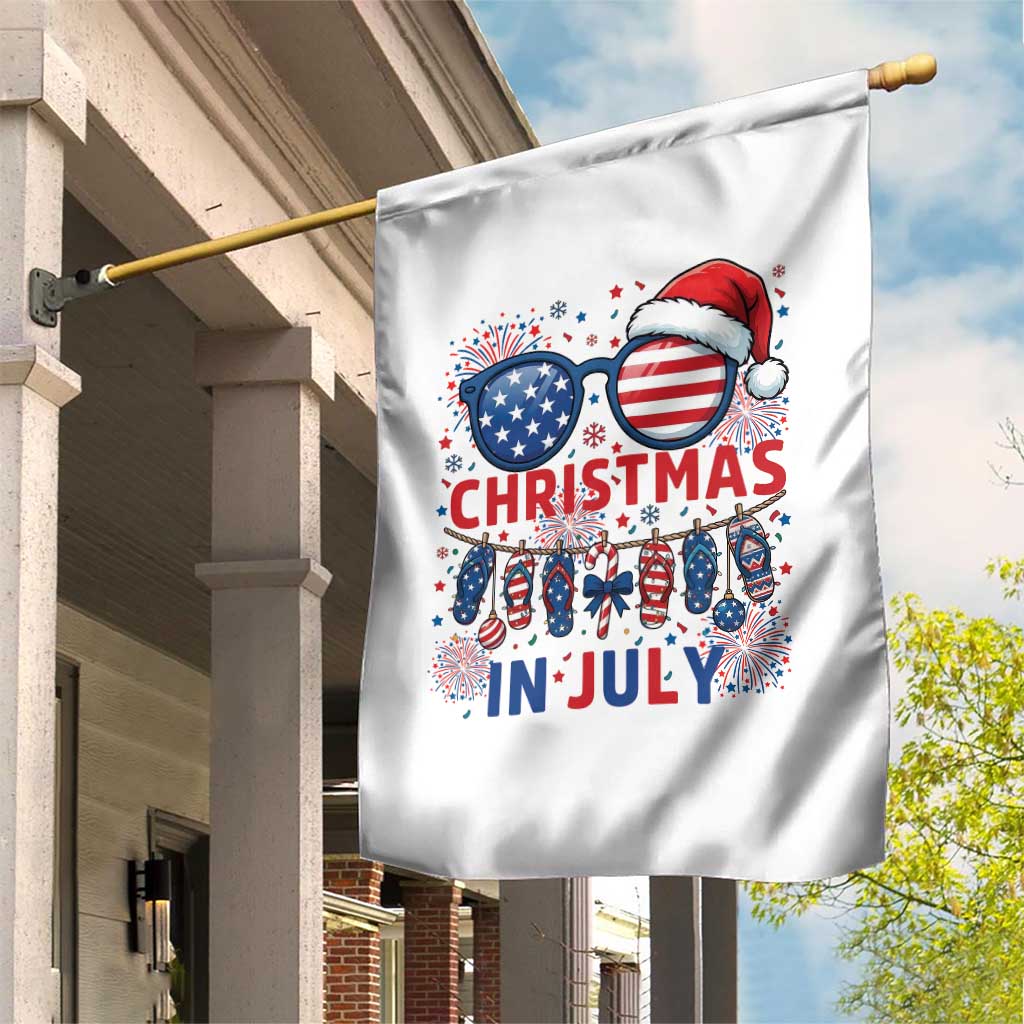 Patriotic USA Sunglasses Christmas In July Graphic Garden Flag
