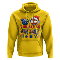 Patriotic USA Sunglasses Christmas In July Graphic Hoodie