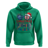 Patriotic USA Sunglasses Christmas In July Graphic Hoodie