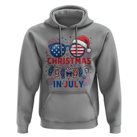 Patriotic USA Sunglasses Christmas In July Graphic Hoodie