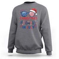 Patriotic USA Sunglasses Christmas In July Graphic Sweatshirt