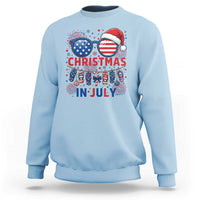 Patriotic USA Sunglasses Christmas In July Graphic Sweatshirt