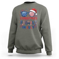 Patriotic USA Sunglasses Christmas In July Graphic Sweatshirt