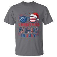 Patriotic USA Sunglasses Christmas In July Graphic T Shirt