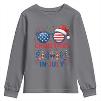 Patriotic USA Sunglasses Christmas In July Graphic Youth Sweatshirt