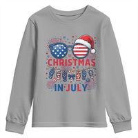 Patriotic USA Sunglasses Christmas In July Graphic Youth Sweatshirt