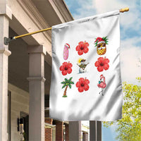 Christmas In July Garden Flag Tropical Summer Beach Party Graphic