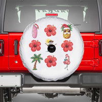Christmas In July Spare Tire Cover Tropical Summer Beach Party Graphic