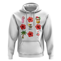 Christmas In July Hoodie Tropical Summer Beach Party Graphic