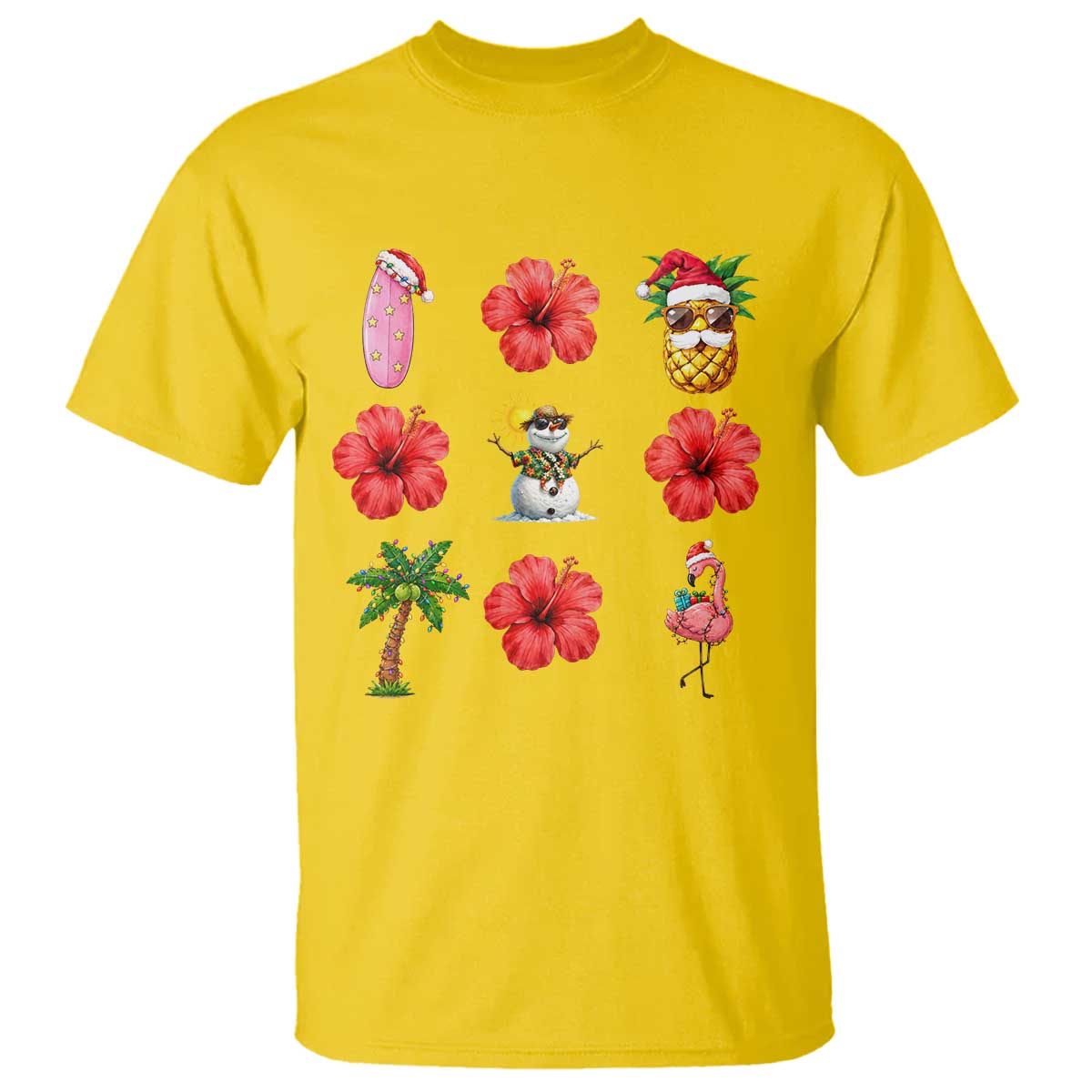 Christmas In July T Shirt Tropical Summer Beach Party Graphic