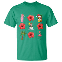 Christmas In July T Shirt Tropical Summer Beach Party Graphic