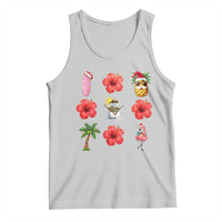 Christmas In July Tank Top Tropical Summer Beach Party Graphic