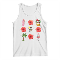 Christmas In July Tank Top Tropical Summer Beach Party Graphic