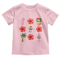 Christmas In July Toddler T Shirt Tropical Summer Beach Party Graphic