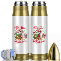 Funny Santa Christmas In July Graphic Bullet Tumbler Tis The Sea Sun