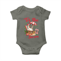 Funny Christmas In July Goose Baby Onesie Tropical Summer Beach Party