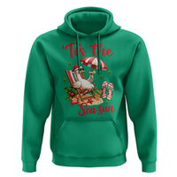 Funny Christmas In July Goose Hoodie Tropical Summer Beach Party