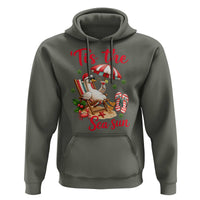 Funny Christmas In July Goose Hoodie Tropical Summer Beach Party