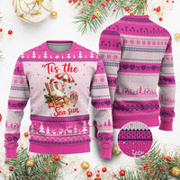 Funny Christmas In July Goose Ugly Christmas Sweater Tropical Summer Beach Party