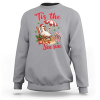 Funny Christmas In July Goose Sweatshirt Tropical Summer Beach Party