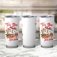 Funny Christmas In July Goose Tumbler Cup Tropical Summer Beach Party