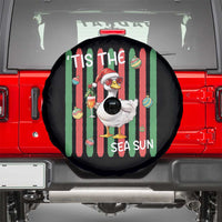 Funny Christmas In July Goose Spare Tire Cover Tis The Sea Sun
