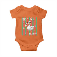 Funny Christmas In July Goose Baby Onesie Tis The Sea Sun