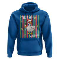 Funny Christmas In July Goose Hoodie Tis The Sea Sun