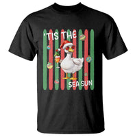 Funny Christmas In July Goose T Shirt Tis The Sea Sun