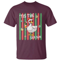Funny Christmas In July Goose T Shirt Tis The Sea Sun