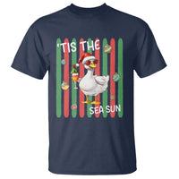Funny Christmas In July Goose T Shirt Tis The Sea Sun